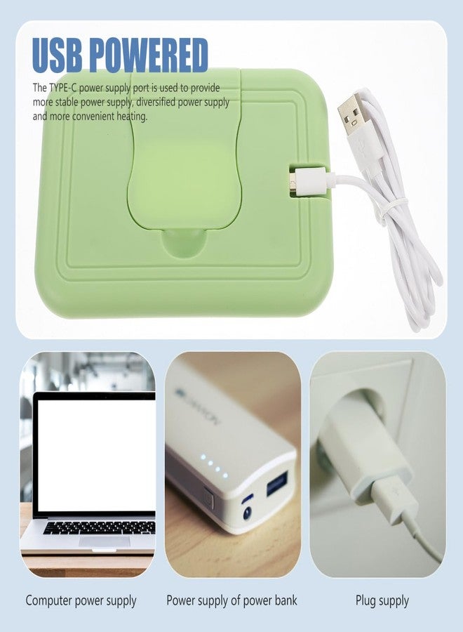 Hoement Portable Baby Wipe Warmer with Temperature Control Lightweight Wet Tissue Heater for Travel and Home Use - Image 5